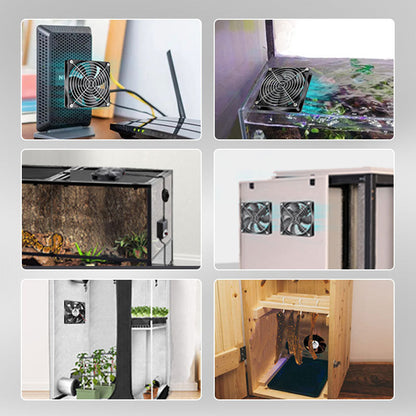 Low Noise Cooling Fan for Cabinet, CPU, Fume Exhausting