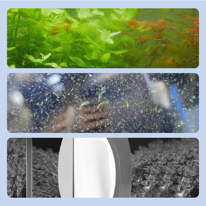 🔥Multi-purpose fish tank strong magnetic cleaning brush! Can be used for windows, fish tank glass!