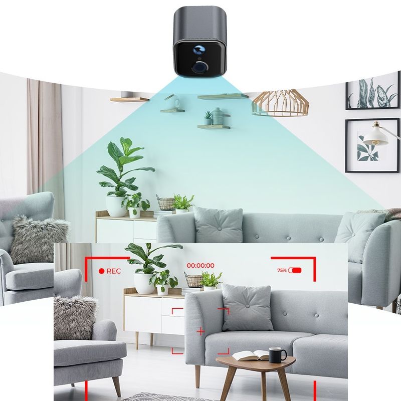 Installation-free WiFi Smart Wireless Surveillance Camera