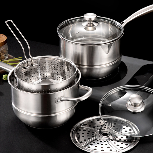 Multipurpose Stainless Steel Saucepan