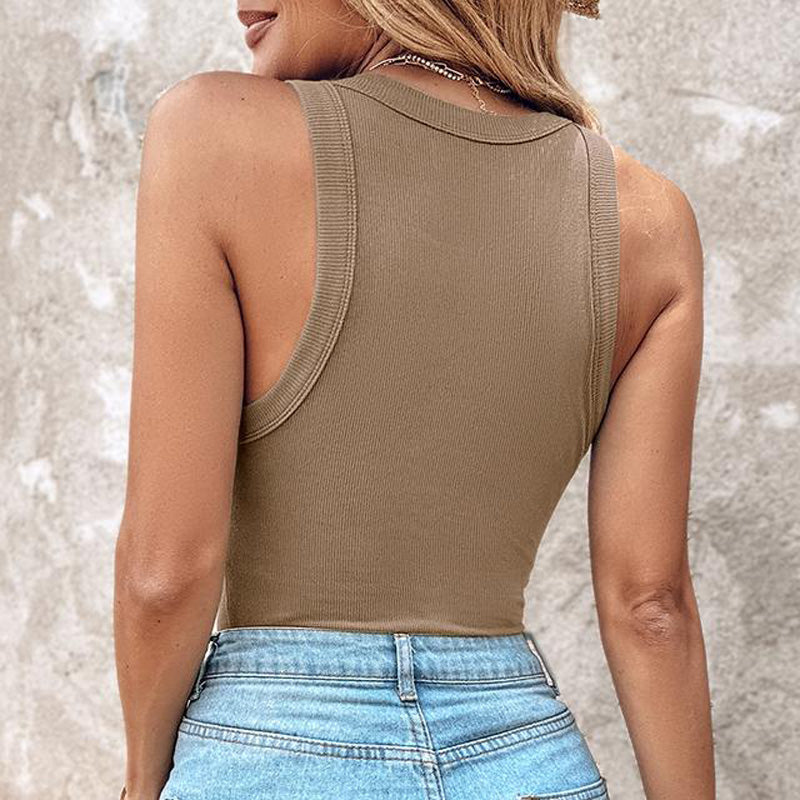 🔥HOT SALE 49% OFF🔥Women's Ribbed Tank Top with Shelf Bra