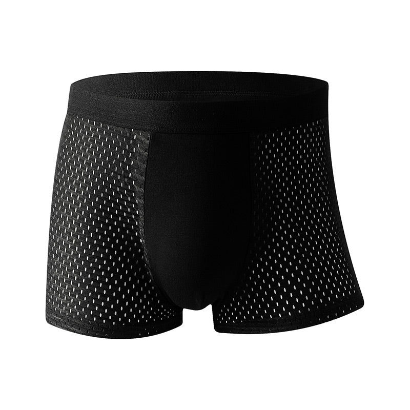 Ice Silk Mesh Breathable Antibacterial Boxer Briefs