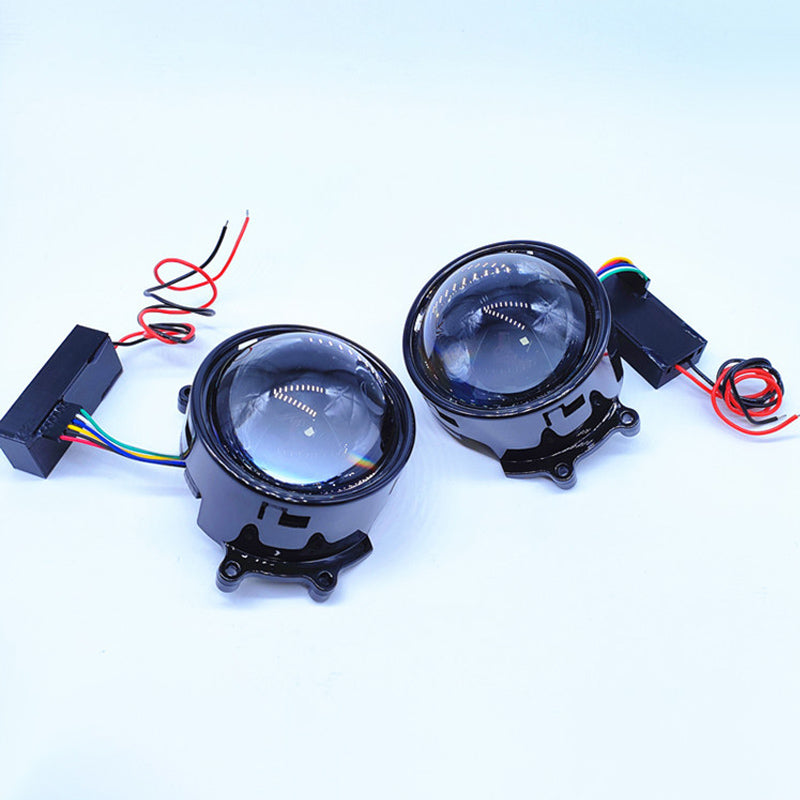 👻 LED devil eye headlights, cool dynamic lights, a stunning visual feast
