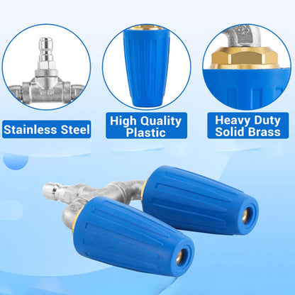 🎯🔥 Special offer: 50% off! 🚿 Stainless Steel Turbo Nozzle 🌟 – Perfect for terraces, cars, and facades 🏡🚗