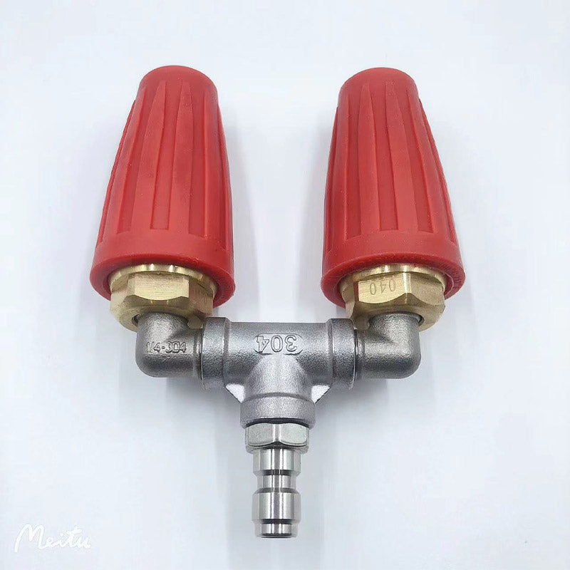🎯🔥 Special offer: 50% off! 🚿 Stainless Steel Turbo Nozzle 🌟 – Perfect for terraces, cars, and facades 🏡🚗