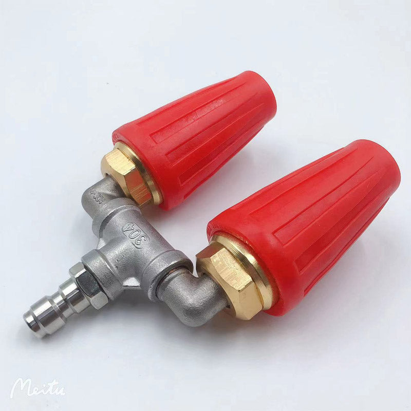 🎯🔥 Special offer: 50% off! 🚿 Stainless Steel Turbo Nozzle 🌟 – Perfect for terraces, cars, and facades 🏡🚗