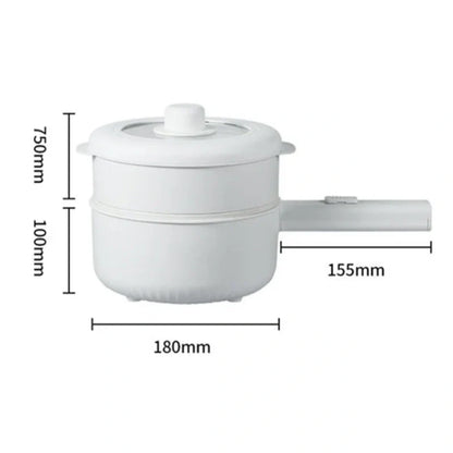 Multifunctional Double-Layer Electric Pot with Steamer