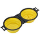 2-in-1 Collapsible Dog Bowl with Carabiner