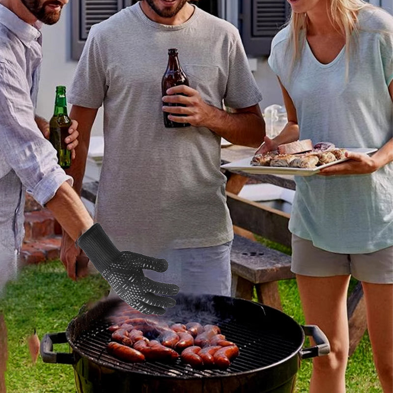 Durable Non-Slip Heat-Resistant BBQ Gloves
