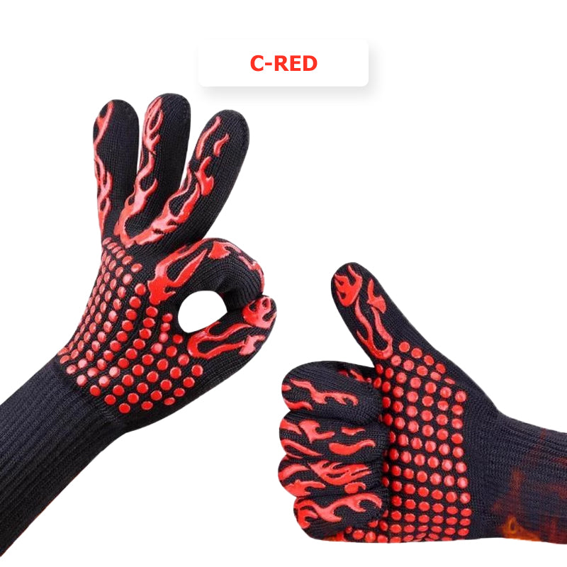 Durable Non-Slip Heat-Resistant BBQ Gloves