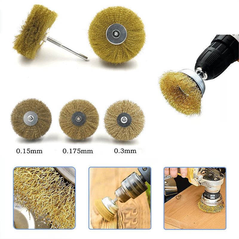 Auto Parts Adhesive Removal Wire Brush