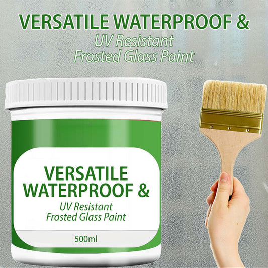 Versatile Waterproof & UV Resistant Frosted Glass Paint