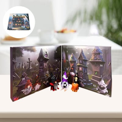 Halloween Gnome Puzzle Countdown Calendar