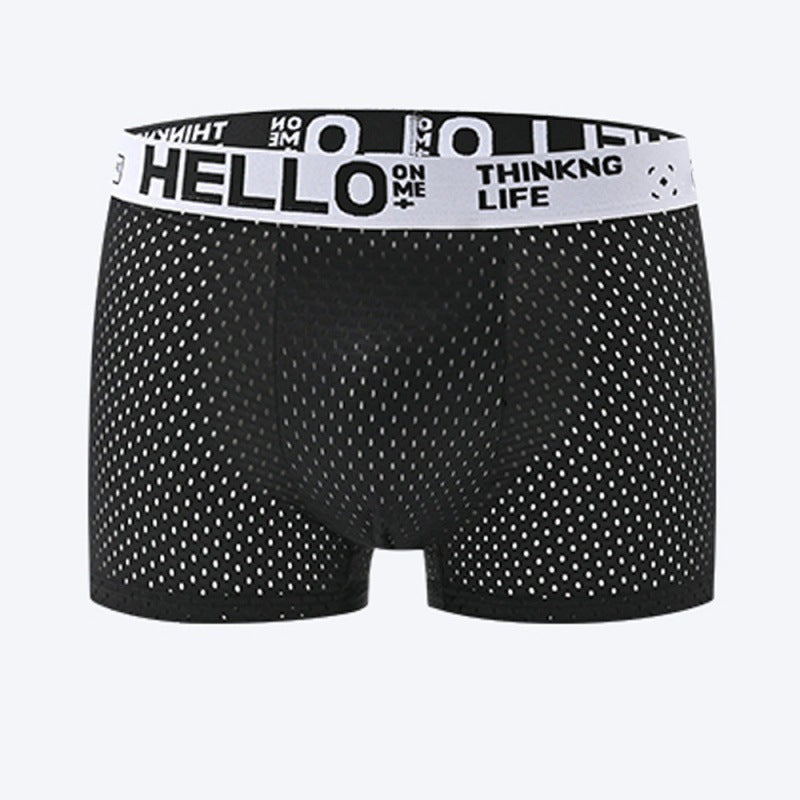 Men's Ice Silk Breathable Boxer Briefs