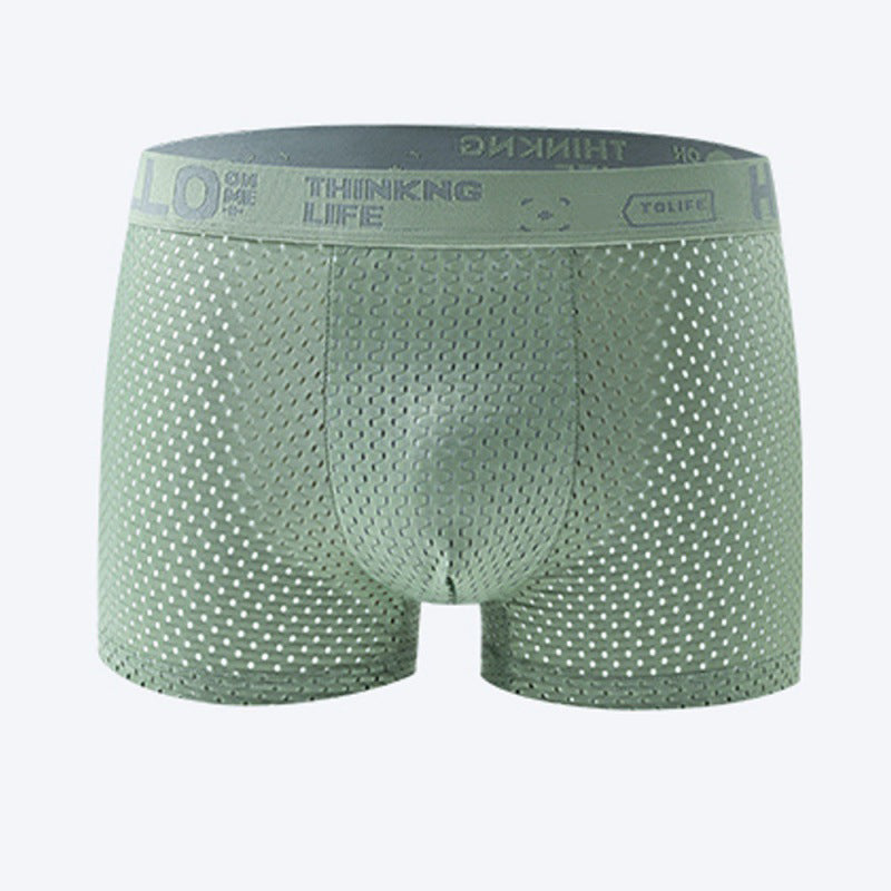 Men's Ice Silk Breathable Boxer Briefs