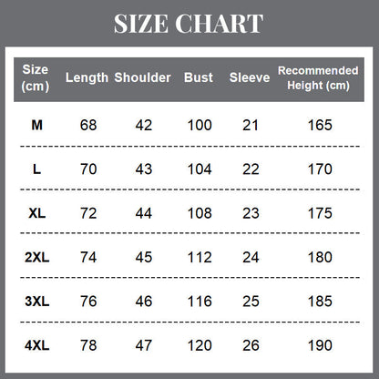 Men's Chinese-Style Business Printed Short Sleeve Shirt