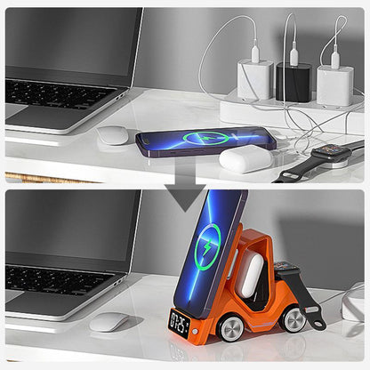 ✨Limited Time Offer✨5-in-1 Car Shape Fast Wireless Charger Stand