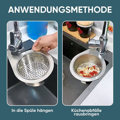 📢📢 50% OFF!! ⏰🔥 Swan-Shaped Stainless Steel Sink Strainer Basket