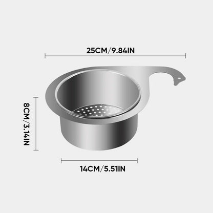 📢📢 50% OFF!! ⏰🔥 Swan-Shaped Stainless Steel Sink Strainer Basket