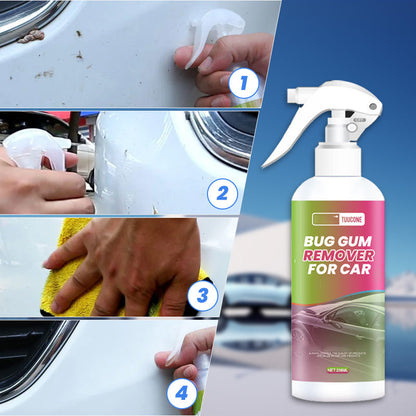 Multi-purpose car cleaner (removes glue, bird droppings, insect carcasses)