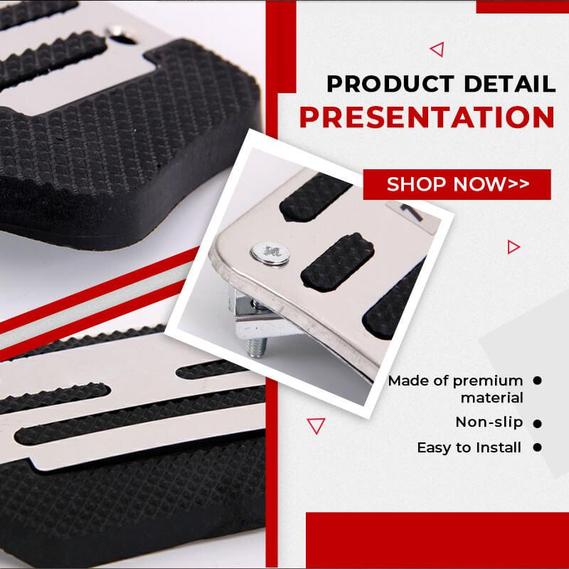🚗 Car Anti-Skid Pedal - Secure Grip & Easy Install, Prevents Foot Slipping for Safe Driving ⚡📦
