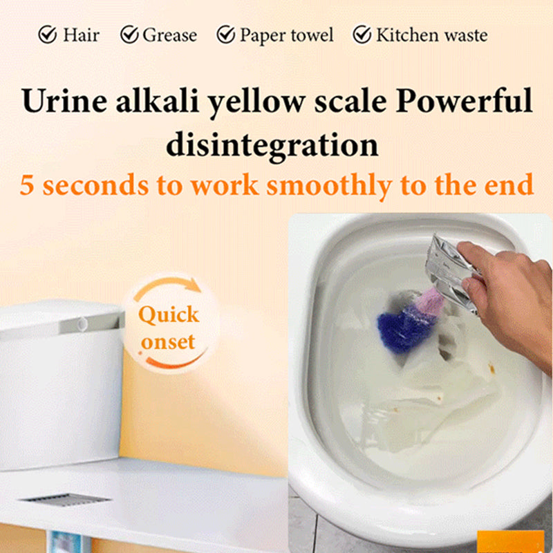 🖤Black Friday Hot Sale 50% OFF!!🌸Powerful Drain Unblocker Powder, Fast-Acting Sink & Pipe Clog Remover for Home🧼