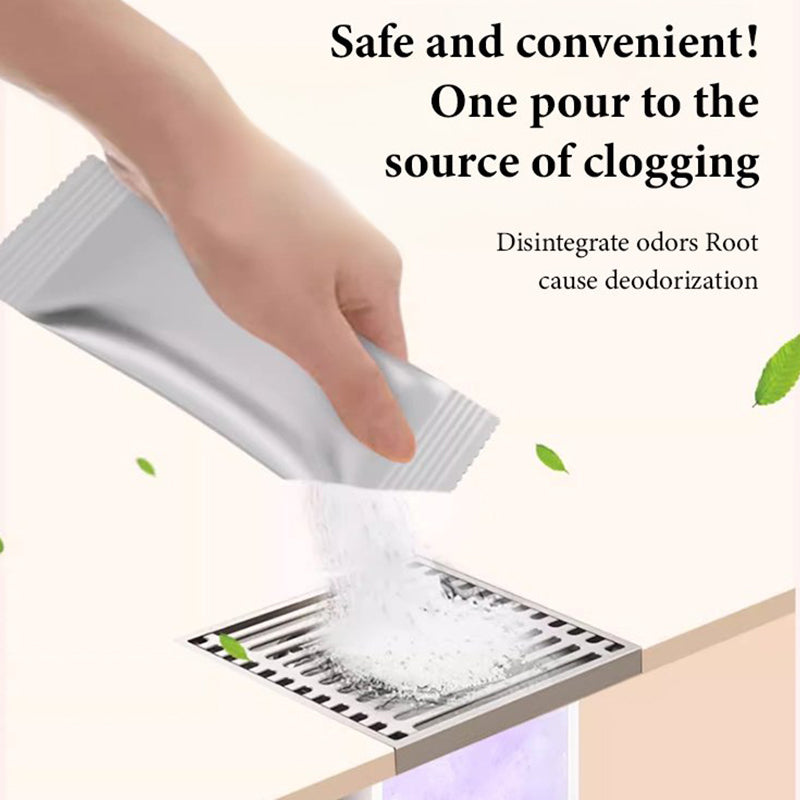 🖤Black Friday Hot Sale 50% OFF!!🌸Powerful Drain Unblocker Powder, Fast-Acting Sink & Pipe Clog Remover for Home🧼