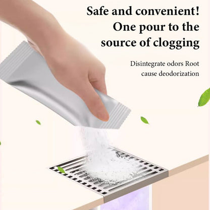 🖤Black Friday Hot Sale 50% OFF!!🌸Powerful Drain Unblocker Powder, Fast-Acting Sink & Pipe Clog Remover for Home🧼