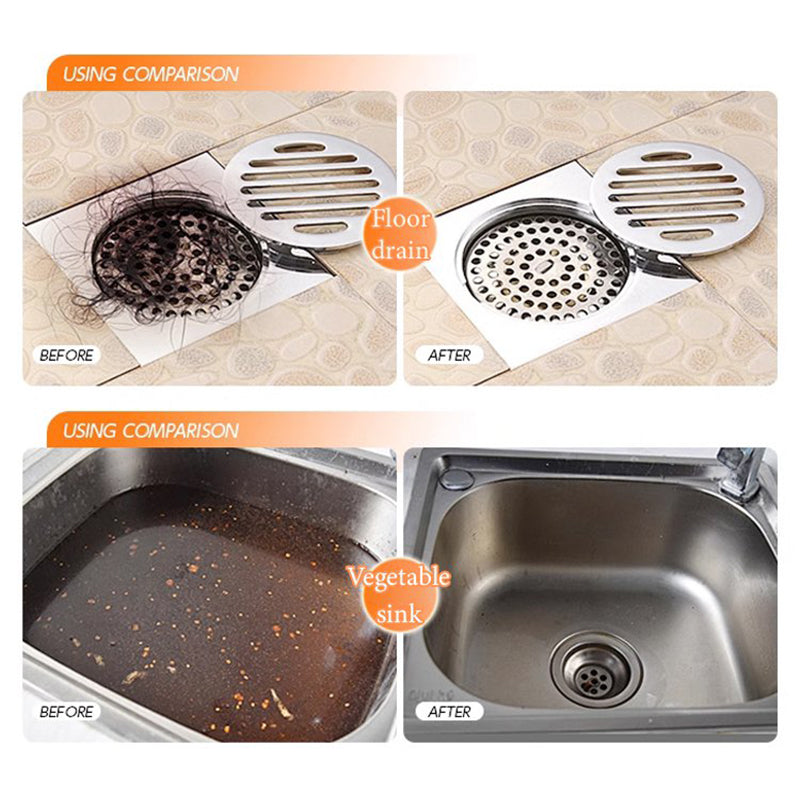 🖤Black Friday Hot Sale 50% OFF!!🌸Powerful Drain Unblocker Powder, Fast-Acting Sink & Pipe Clog Remover for Home🧼