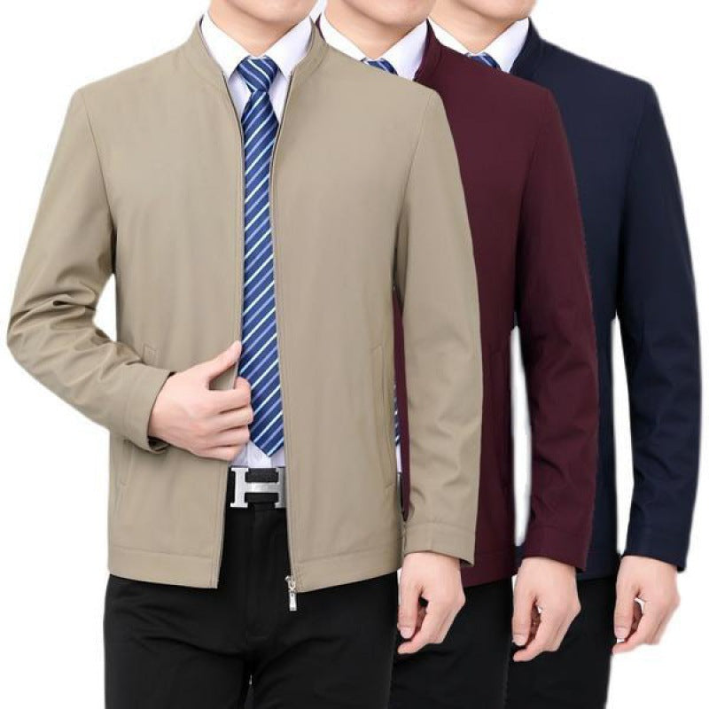 🔥Hot Sale 50% Off🔥Men's Fall Thin Standing Collar Jacket