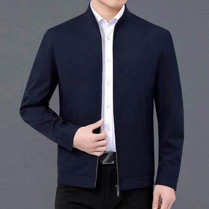 🔥Hot Sale 50% Off🔥Men's Fall Thin Standing Collar Jacket
