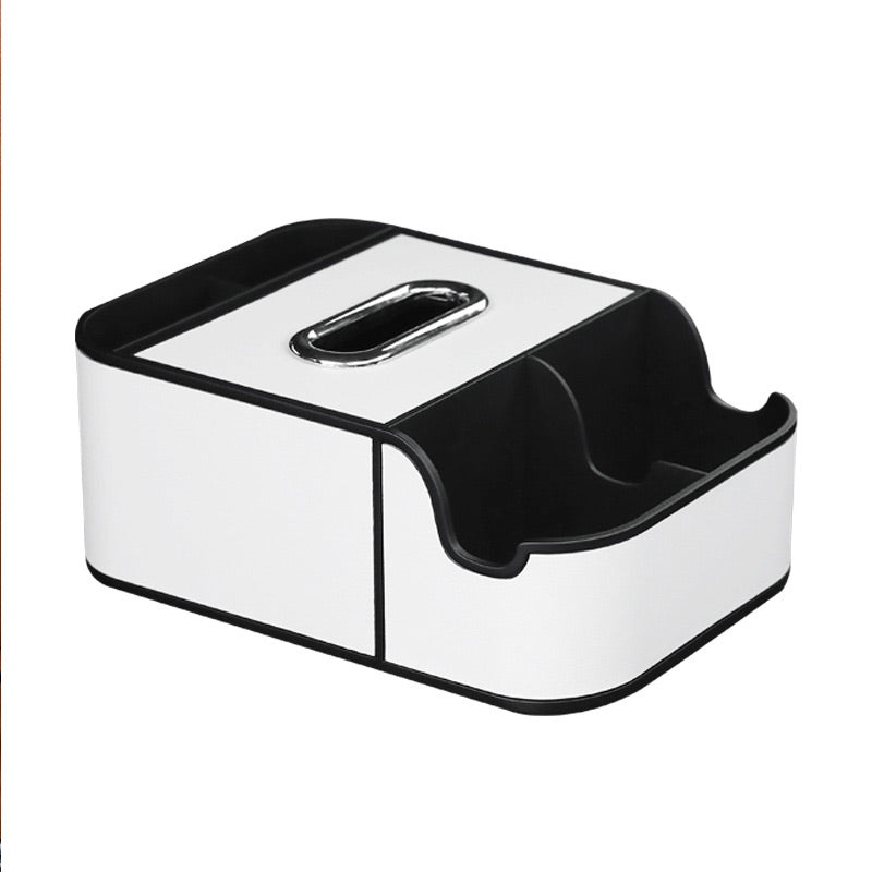 Multifunctional Car Armrest Organizer for Tissues & Drinks