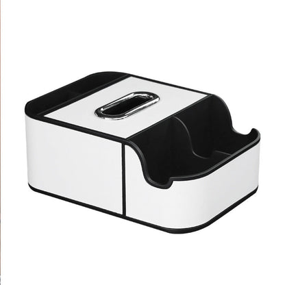 Multifunctional Car Armrest Organizer for Tissues & Drinks