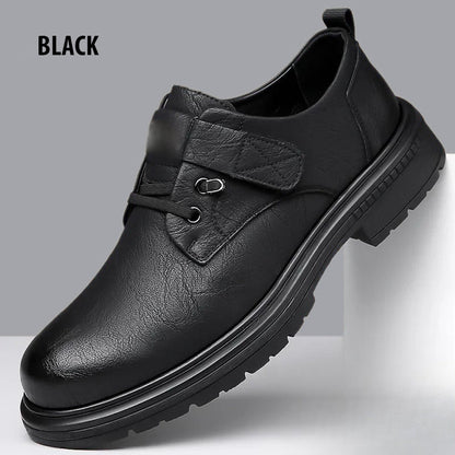 🍂 Autumn Men's Breathable Waterproof British Style Vintage Business Casual Shoes 👞✨