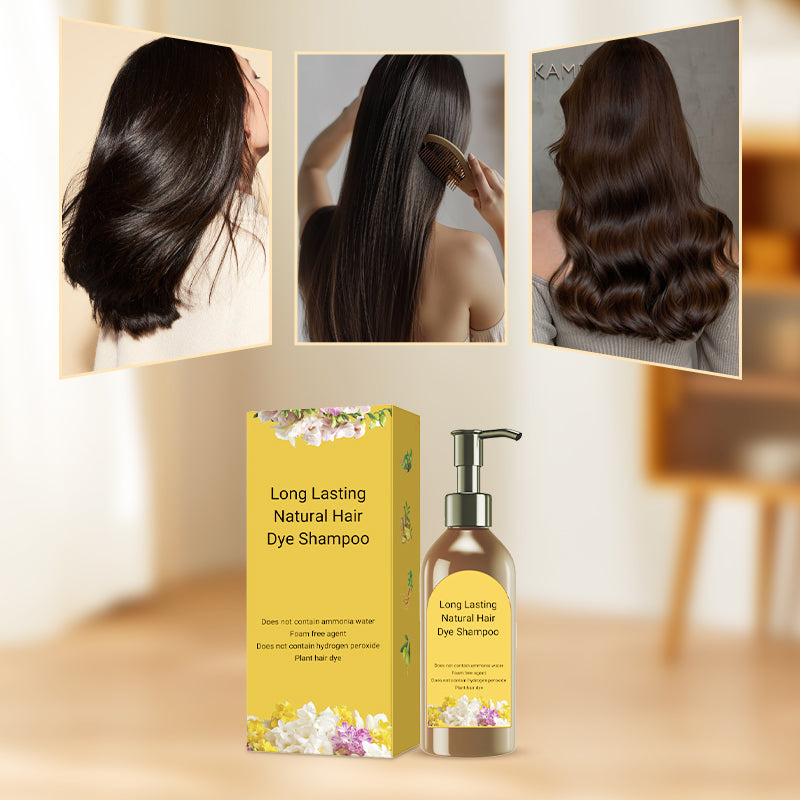 🔥Hot Sale For 50% OFF🔥Buy 2 Get 1 Free💆‍♀️Long Lasting Natural Hair Dye Shampoo✨
