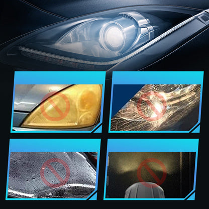 Automotive Headlight Restoration Fluid Kit