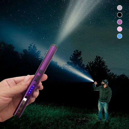 Multifunctional USB Rechargeable Pen Flashlight