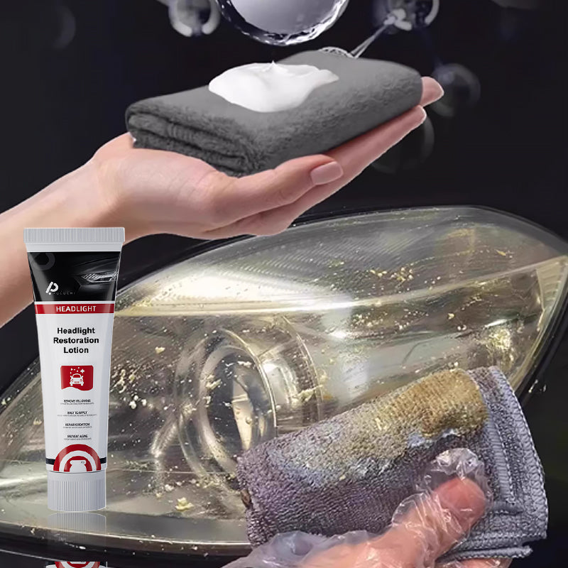 Headlight Restoration Lotion - No Sanding Needed