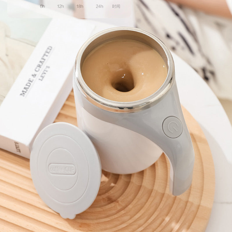 Automatic Magnetic Stirring Coffee Mug with Lid