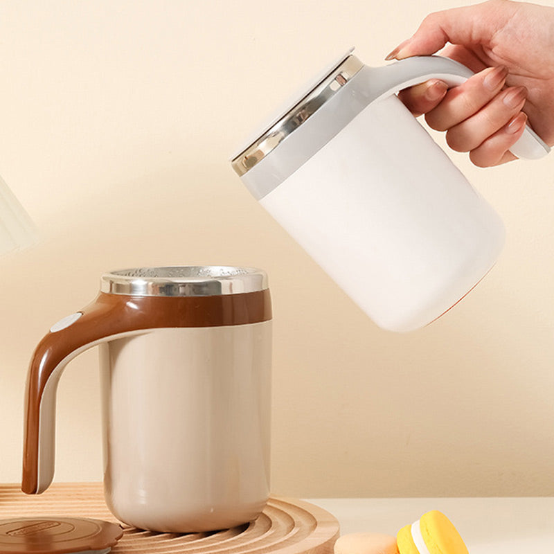 Automatic Magnetic Stirring Coffee Mug with Lid