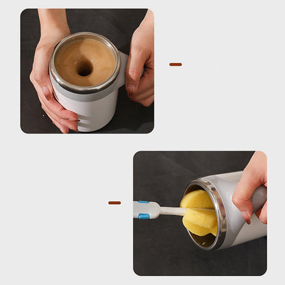 Automatic Magnetic Stirring Coffee Mug with Lid