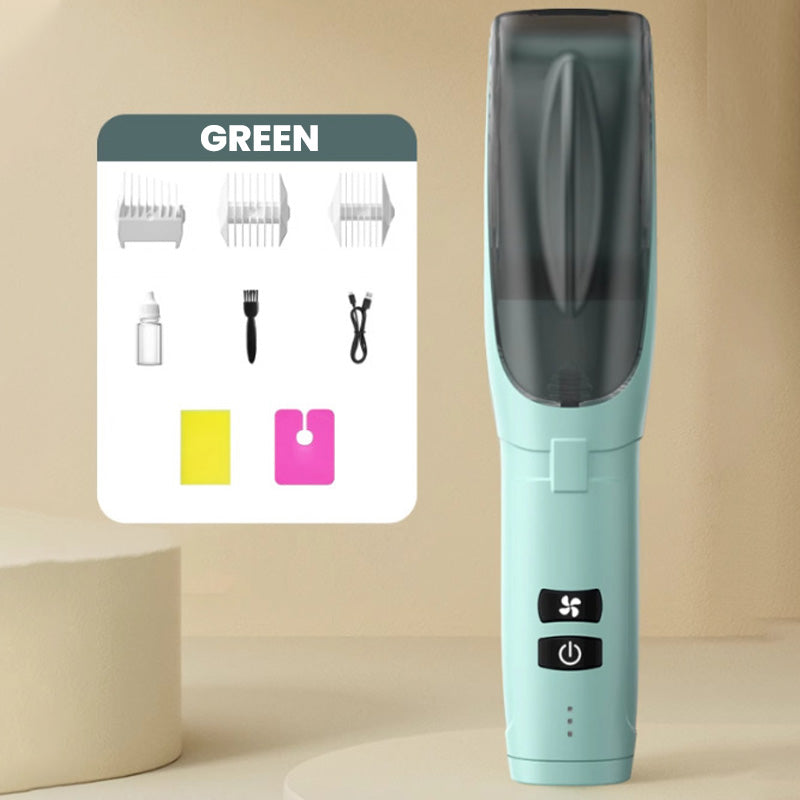 Electric Hair Clipper with Automatic Hair Suction
