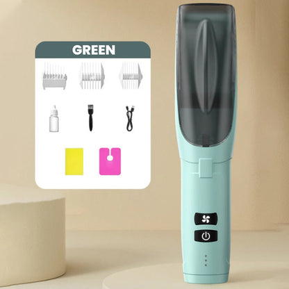 Electric Hair Clipper with Automatic Hair Suction