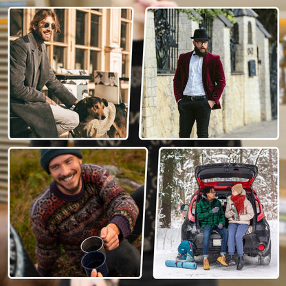 Men's Trendy Warm Knit Shirt