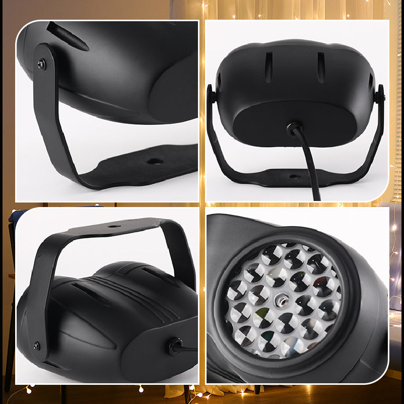 Christmas Decorations Double-Head Rotating Snowflakes Projector Lights