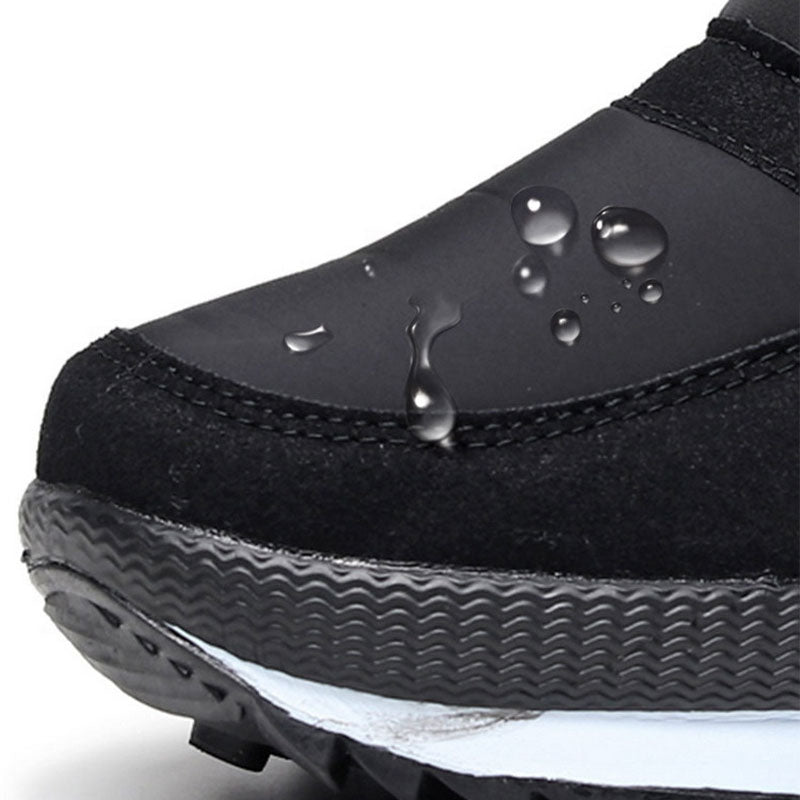 Men's Waterproof Snow Boots with Hook & Loop Strap