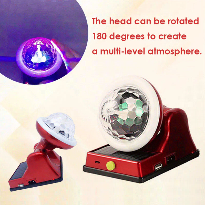 🎄 50% OFF NOW! 🎅 Solar Rechargeable Multicolor Light - Weatherproof & Versatile, Perfect for Holiday and Garden Decor ✨