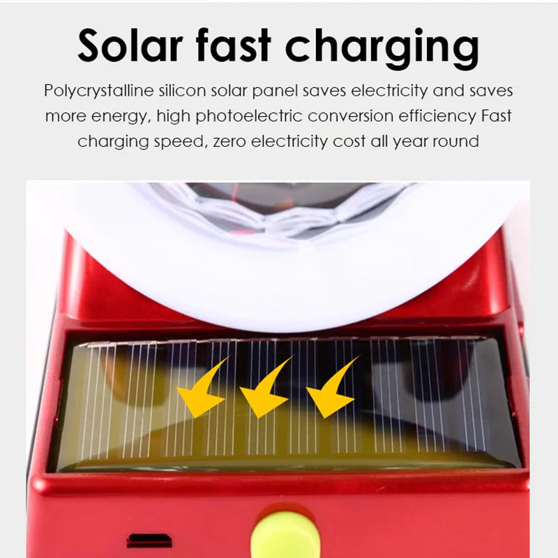 🎄 50% OFF NOW! 🎅 Solar Rechargeable Multicolor Light - Weatherproof & Versatile, Perfect for Holiday and Garden Decor ✨