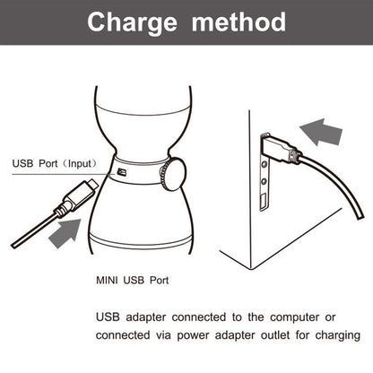 Blow Activation Rechargeable Adjustable Camping Light