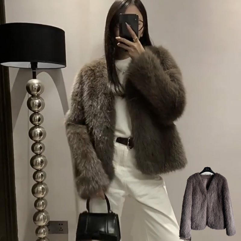 Women’s Gorgeous Faux Fur Coat